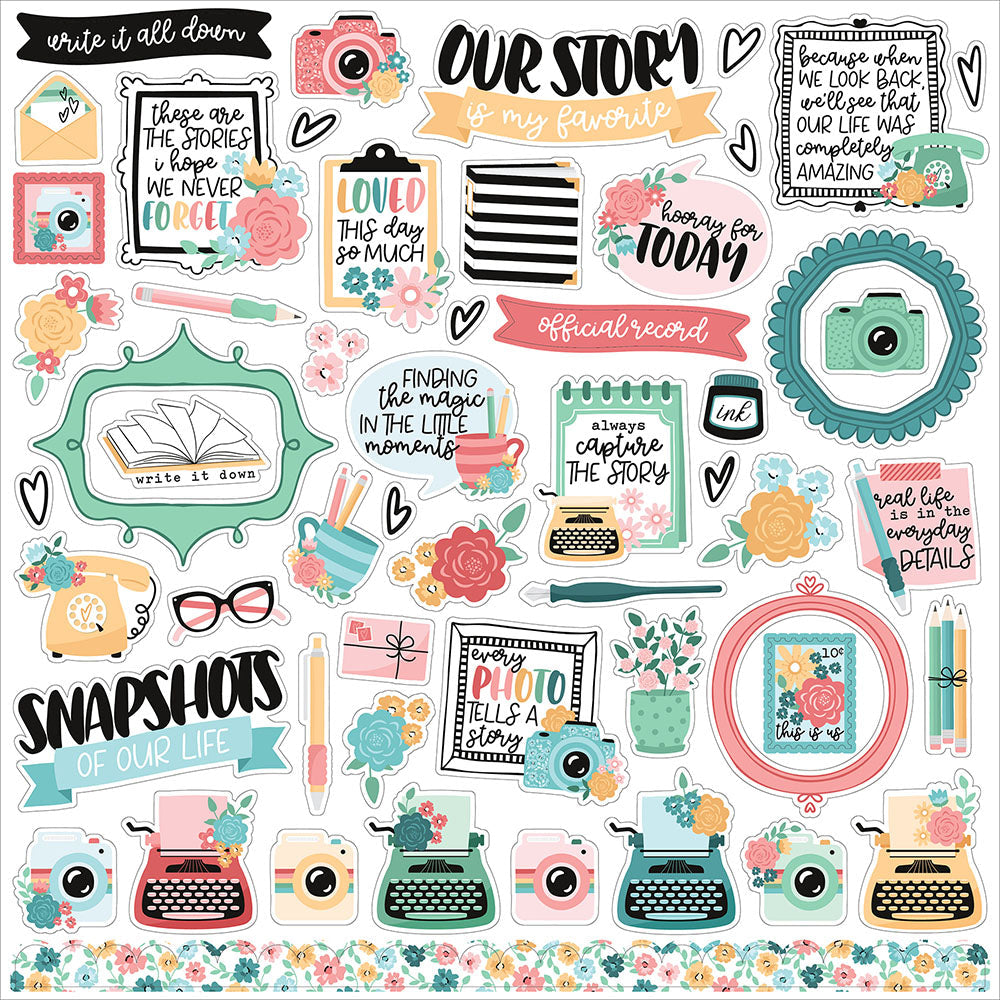 Telling Our Story Element Stickers – Echo Park Discount