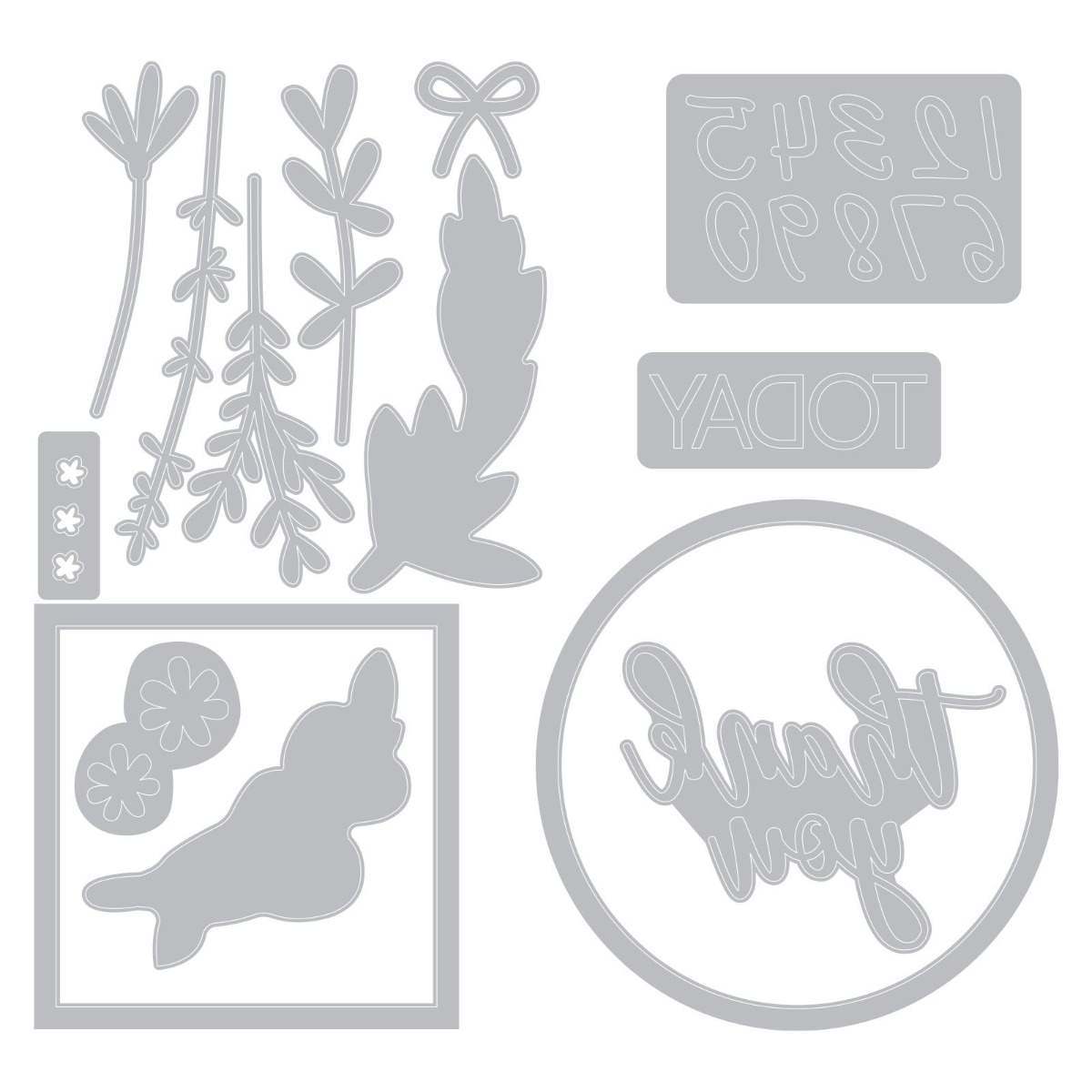 Time Out Framelits Dies w/ Stamps – Sophie Guilar – Sizzix Online now