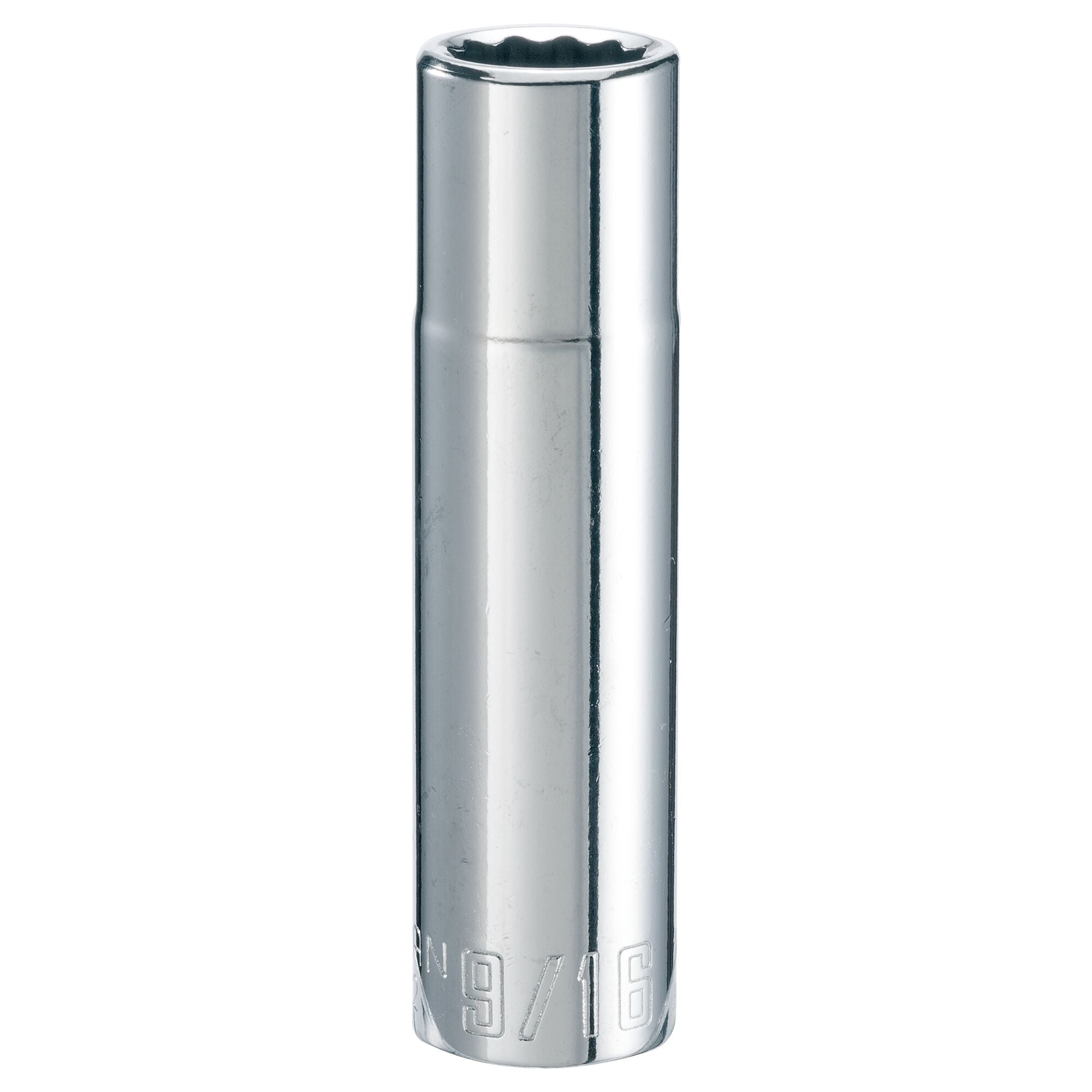 1/2-in Drive 9/16-in 12 Point SAE Deep Socket Supply