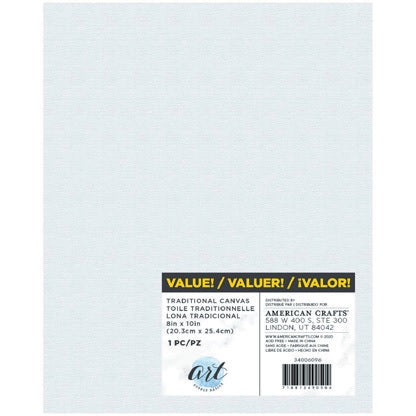 Traditional Canvas, 8″ x 10″ – Art Supply Basics – American Crafts Sale