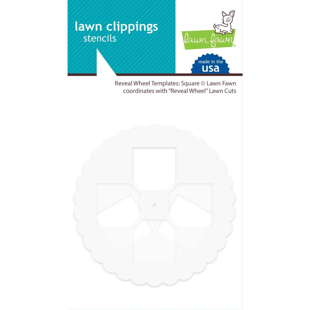 Templates: Squares Lawn Clippings Stencil – Reveal Wheel – Lawn Fawn Online now