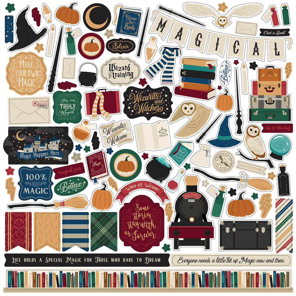 Witches & Wizards Element Stickers – Echo Park Fashion