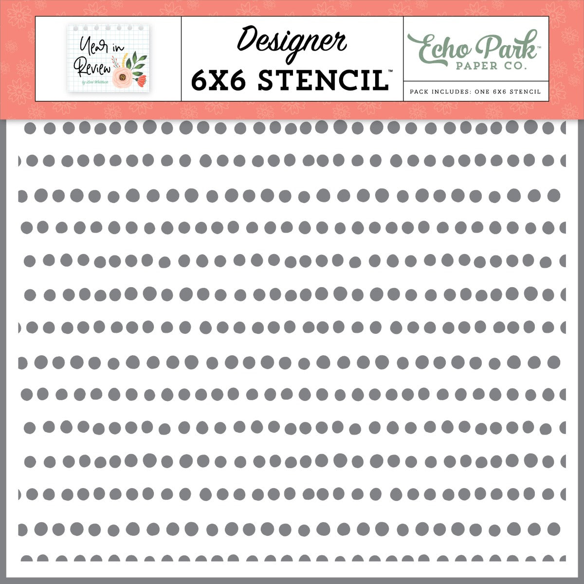 To Do List Dots Stencil – Echo Park Online