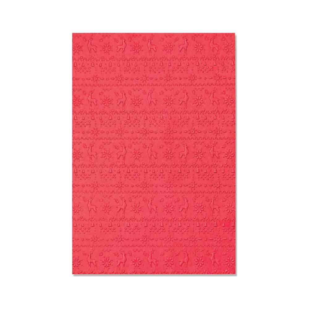 Winter Sweater 3-D Textured Impressions Embossing Folder – Kath Breen – Sizzix Online Sale