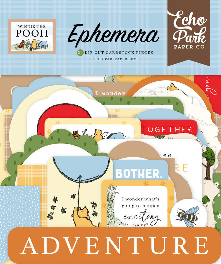 Winnie The Pooh Ephemera – Echo Park on Sale