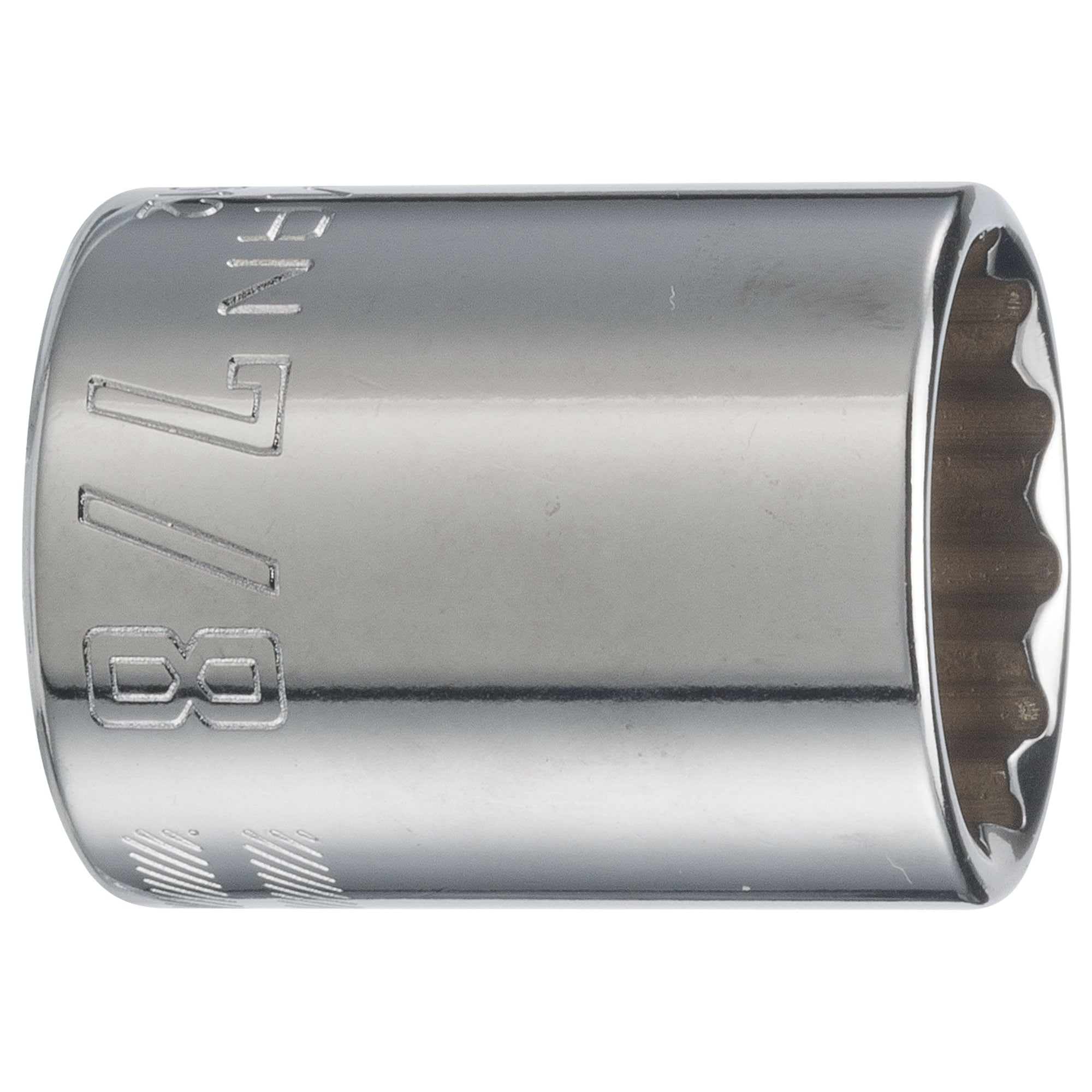 1/2-in Drive 7/8-in 12 Point SAE Shallow Socket Fashion