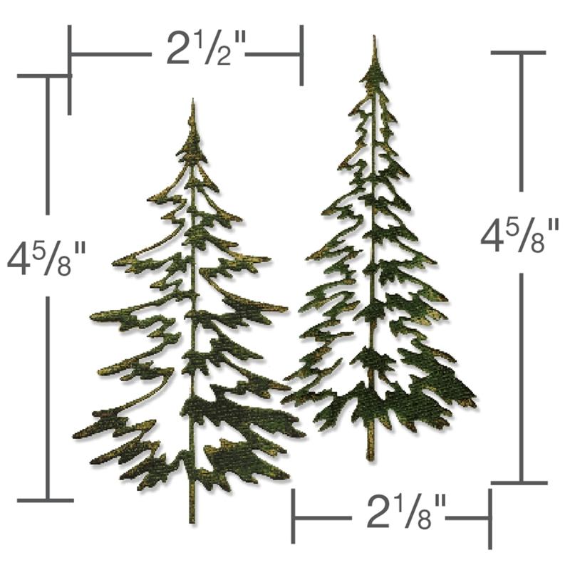Woodlands – Thinlits Die Set – Sizzix Discount
