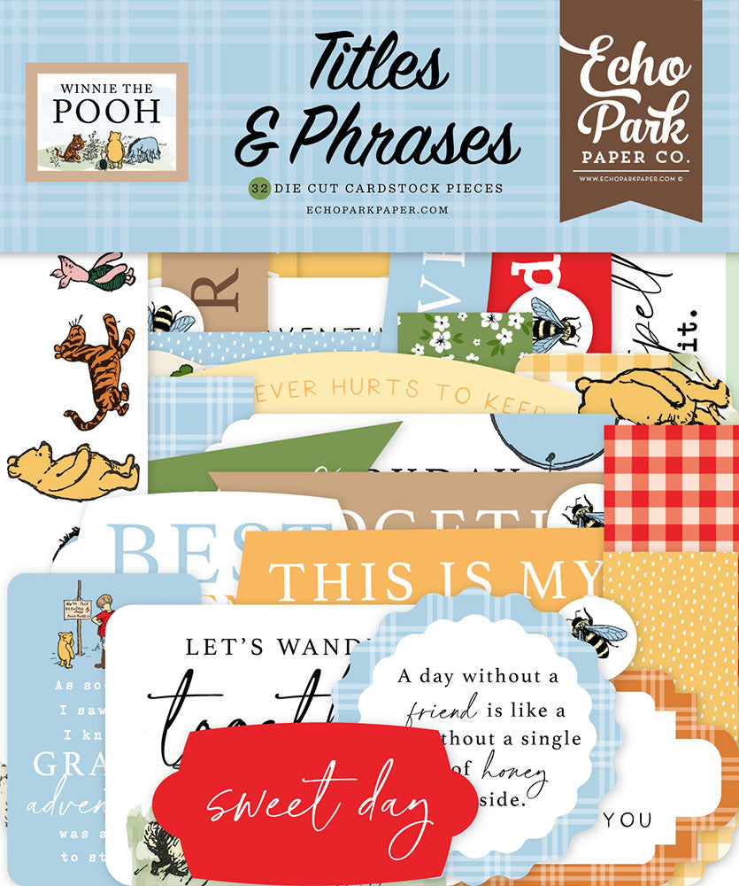 Winnie The Pooh Titles & Phrases – Echo Park Online