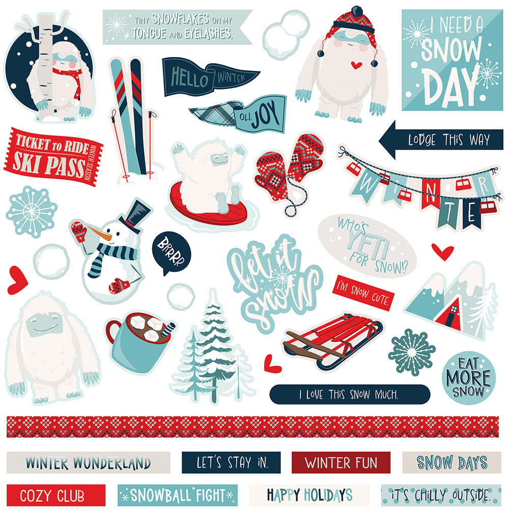 Yeti for Winter Element Stickers – PhotoPlay Hot on Sale
