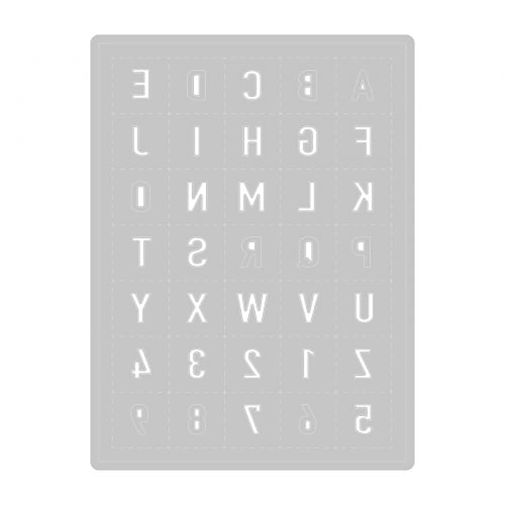 Tile Alphanumeric Thinlits Die Set – Eileen Hull – Sizzix Hot on Sale