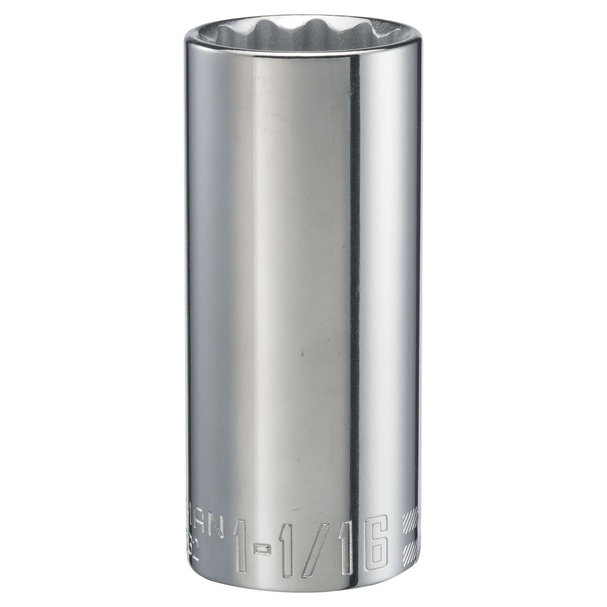 1/2-in Drive 1-1/16-in 12 Point SAE Deep Socket Online now