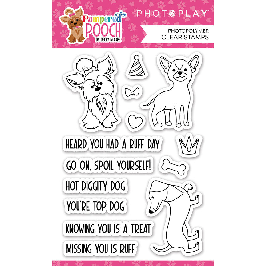 Stamps -Pampered Pooch Collection-  Photoplay Discount