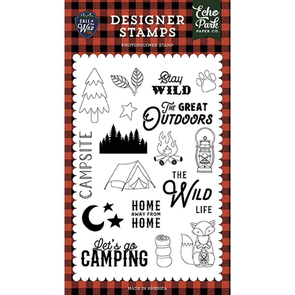 Stay Wild Stamp Set – Call of the Wild – Echo Park Online Hot Sale