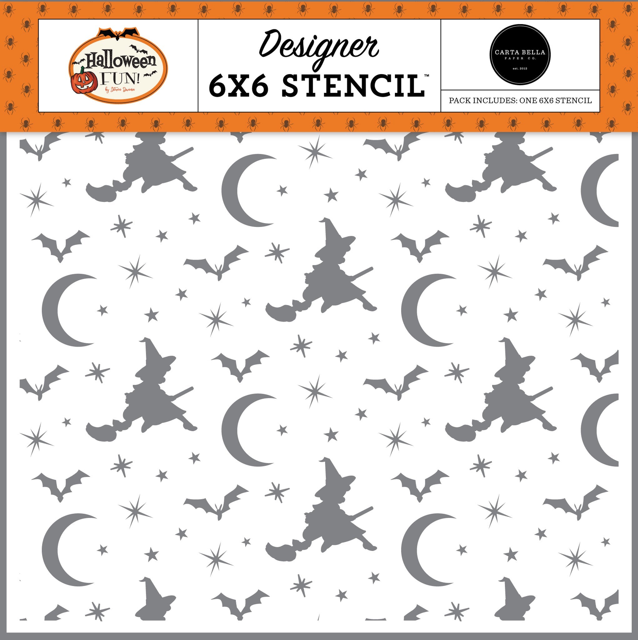 Witches Night Out Stencil – Halloween Fun – Carta Bella Fashion