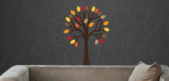 Thankful Tree Wall Decor SVG Image File Download for Thanksgiving Projects Sale