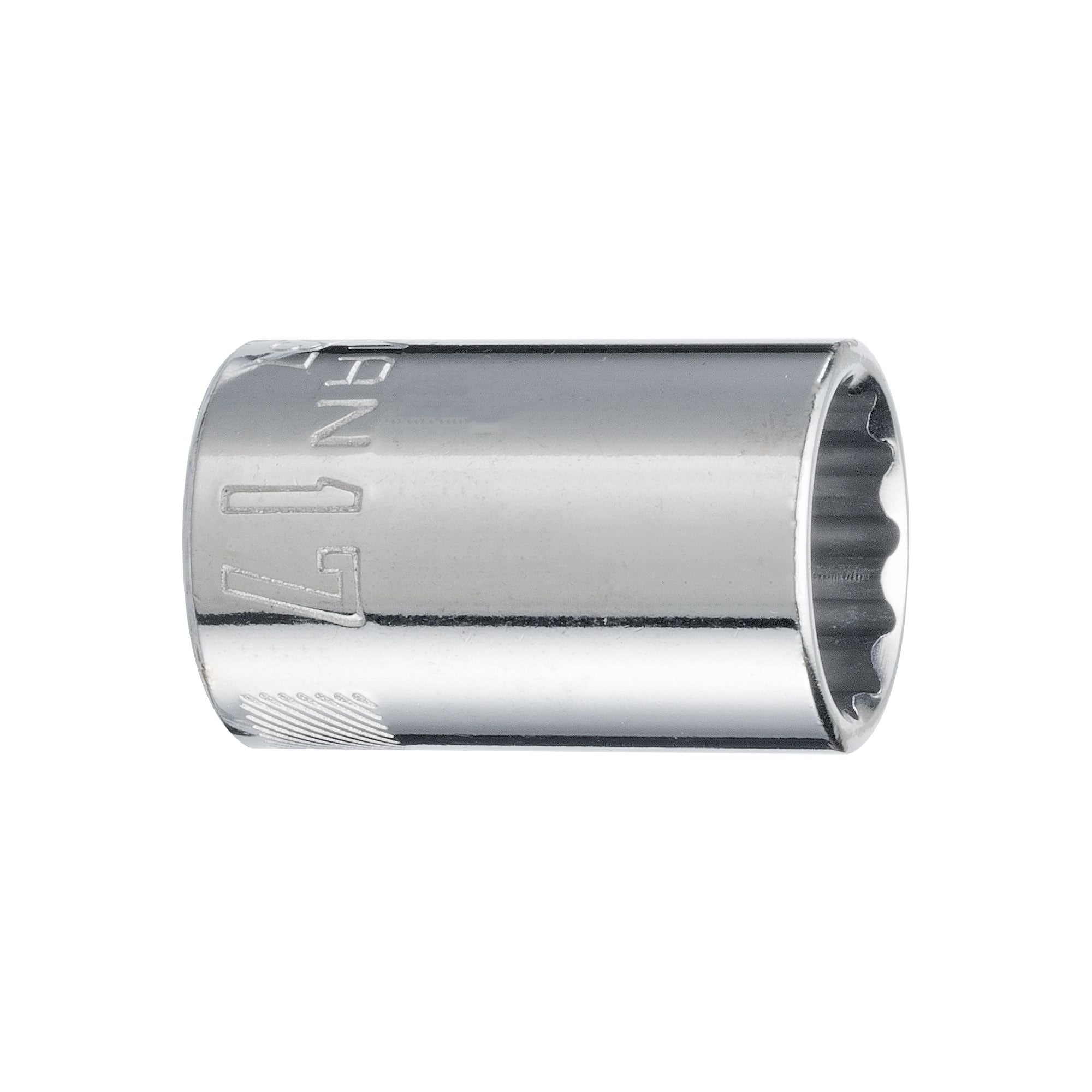 1/2-in Drive 17mm 12 Point Shallow Socket Fashion