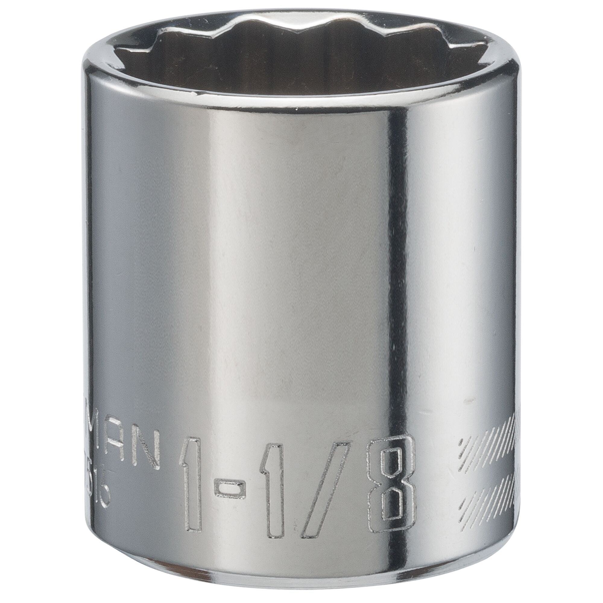 1/2-in Drive 1-1/8-in 12 Point SAE Shallow Socket Hot on Sale