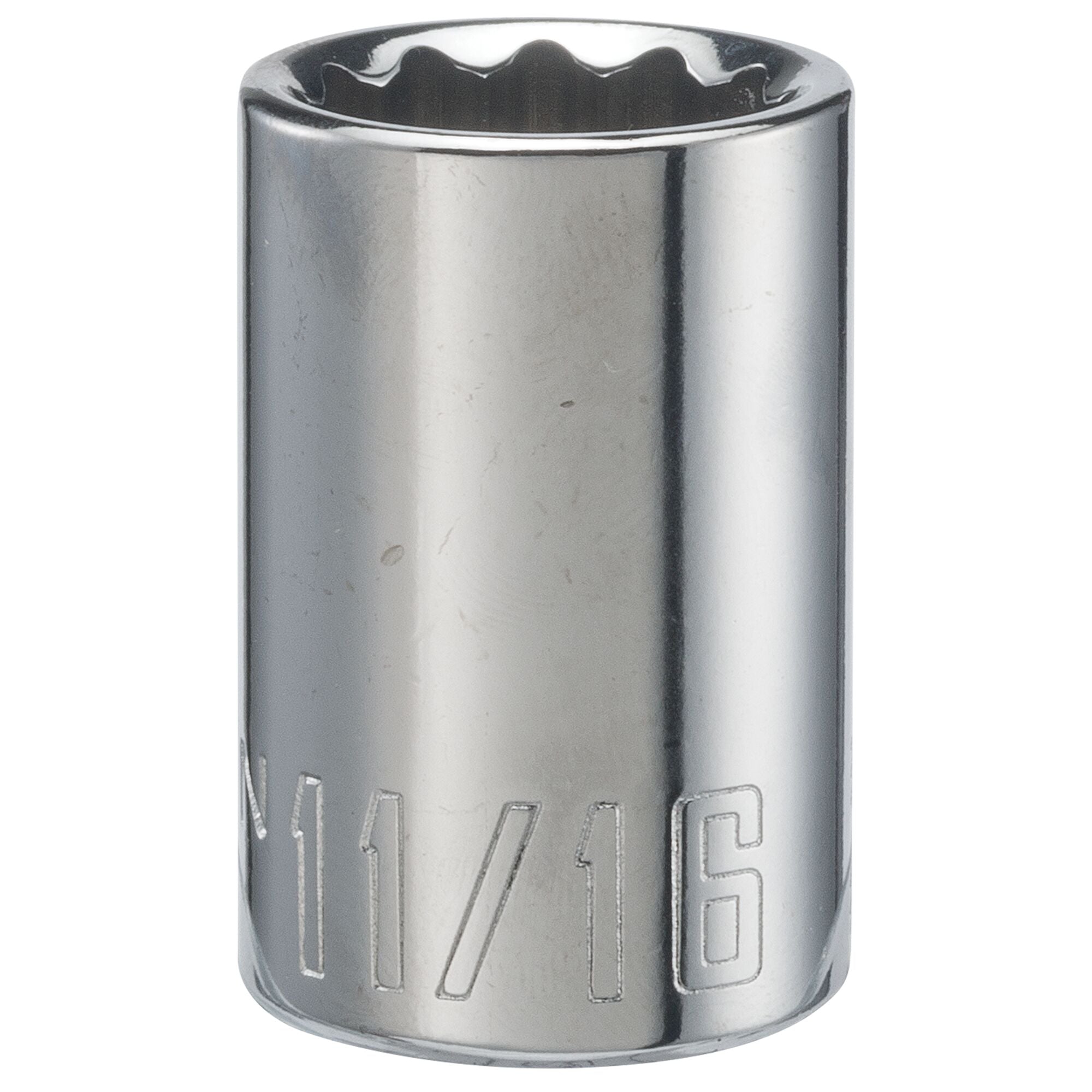 1/2-in Drive 11/16-in 12 Point SAE Shallow Socket Online Hot Sale