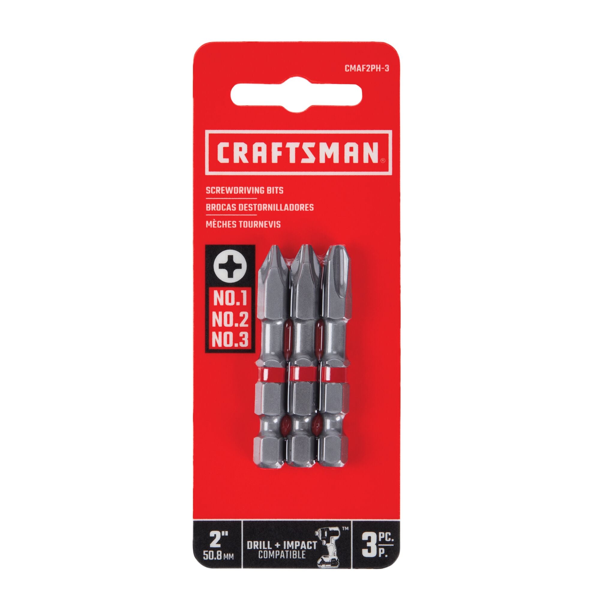 2In. Phillips #1 #2 #3 – 3 Pack Online now
