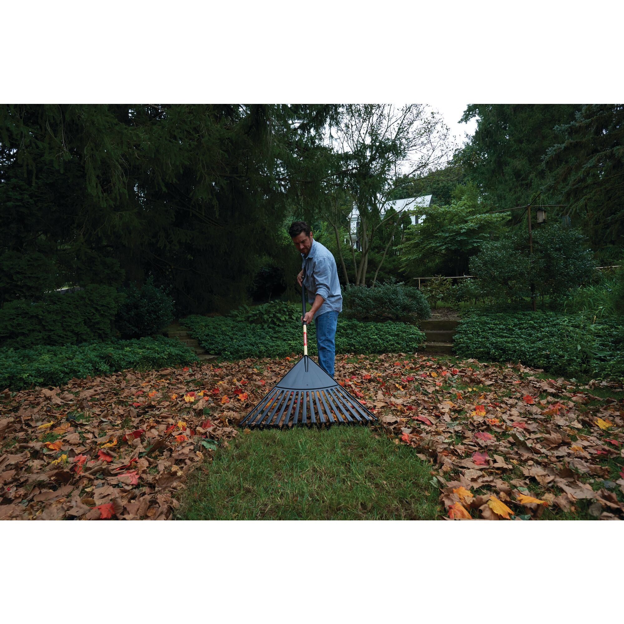30-in. Wood Handle Leaf Rake Online Hot Sale