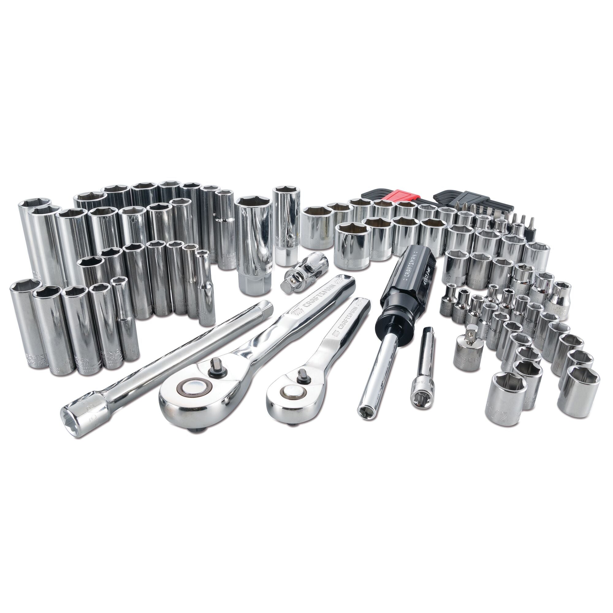105 Piece Drive Mechanics Tool Sets With Hard Case Fashion