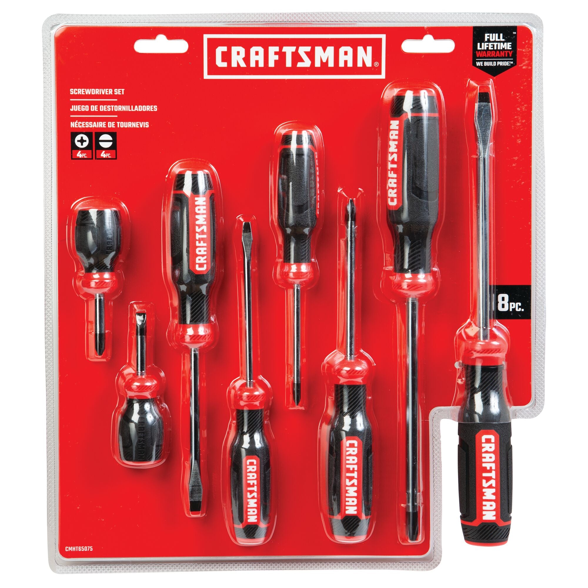 8 Piece Bi-Material Screwdriver Set Online Hot Sale