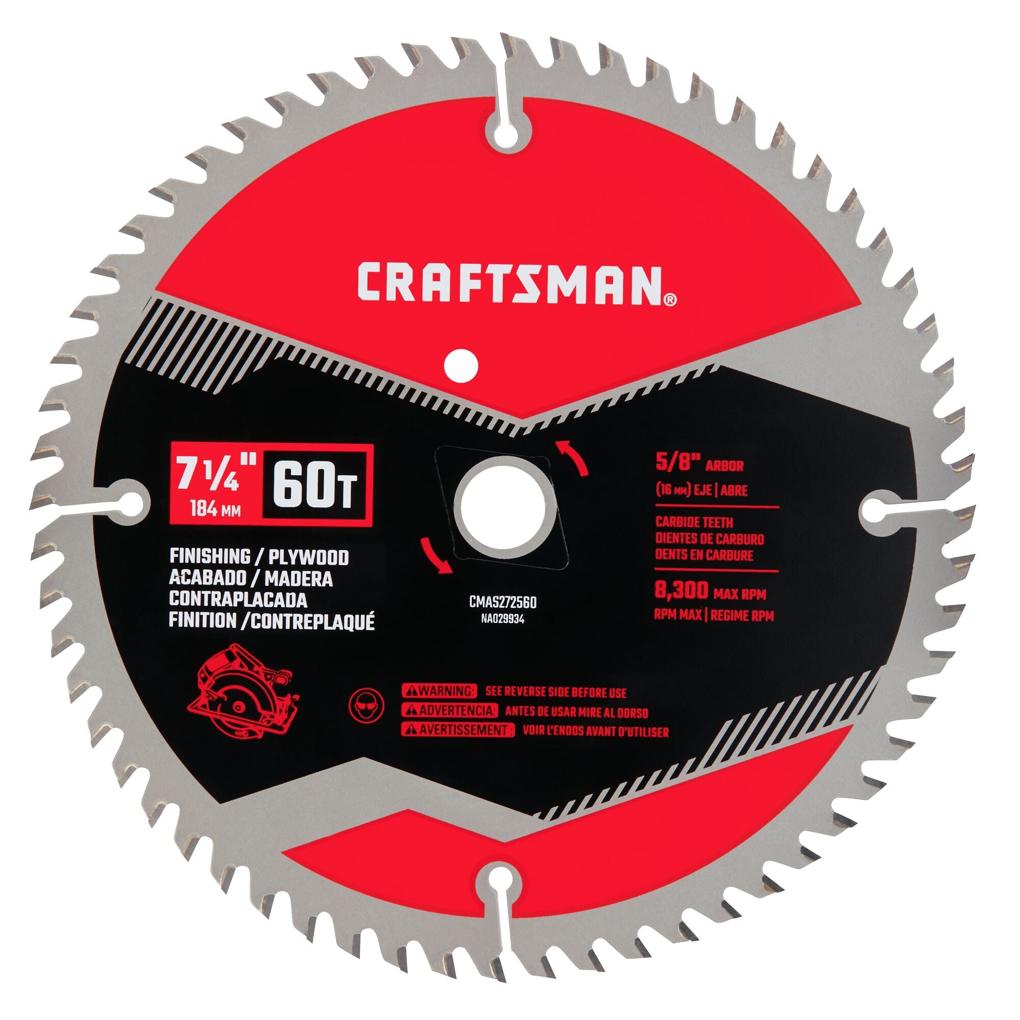 7-1/4 in Finishing/Plywood Saw Blade (60 Tooth) Online
