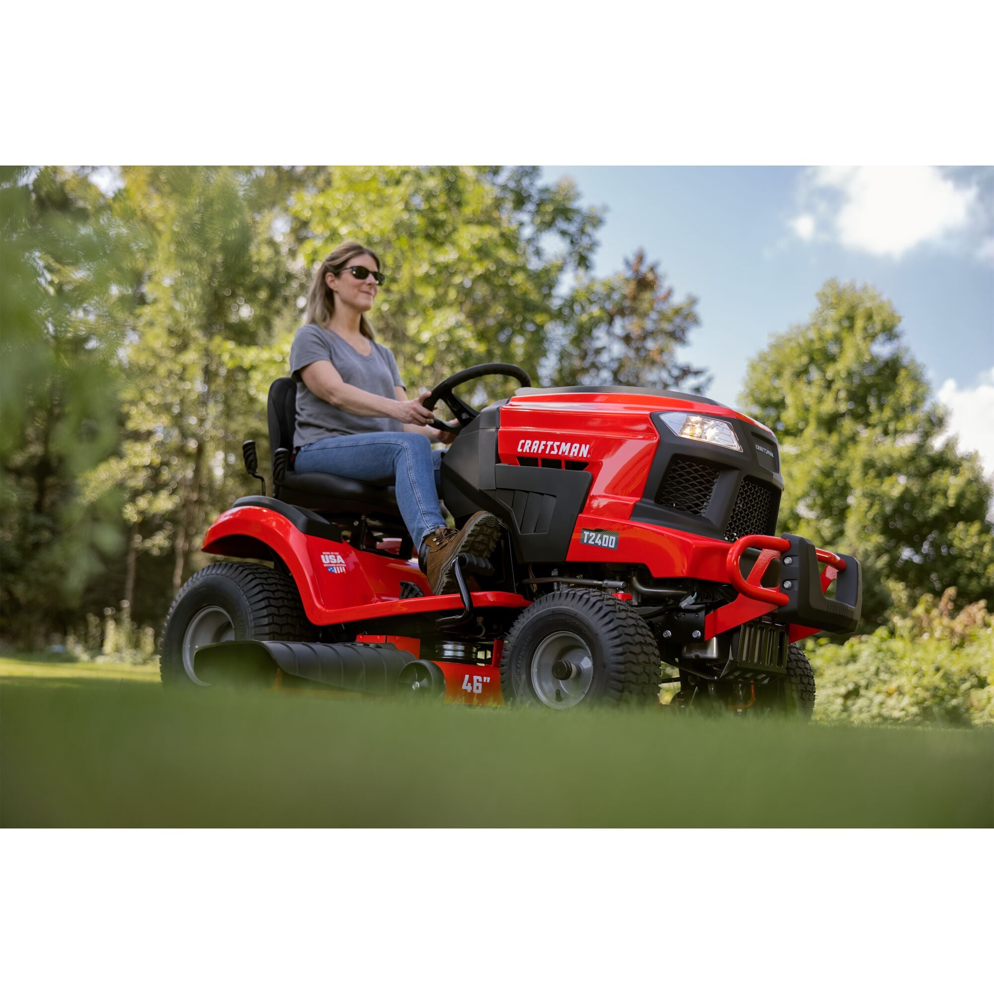 46-in. 23 HP* KOHLER® V-Twin Hydrostatic TURN TIGHT™ Gas Riding Lawn Mower (T2400) Supply