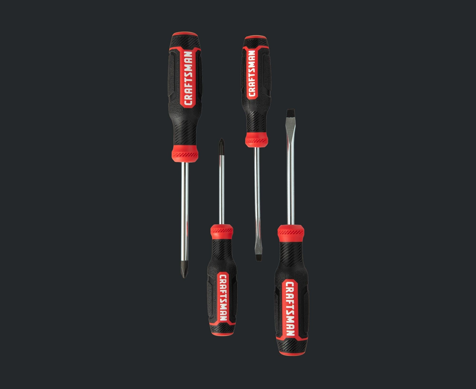 Bi-Material Screwdriver Set (4 pc) Online Sale