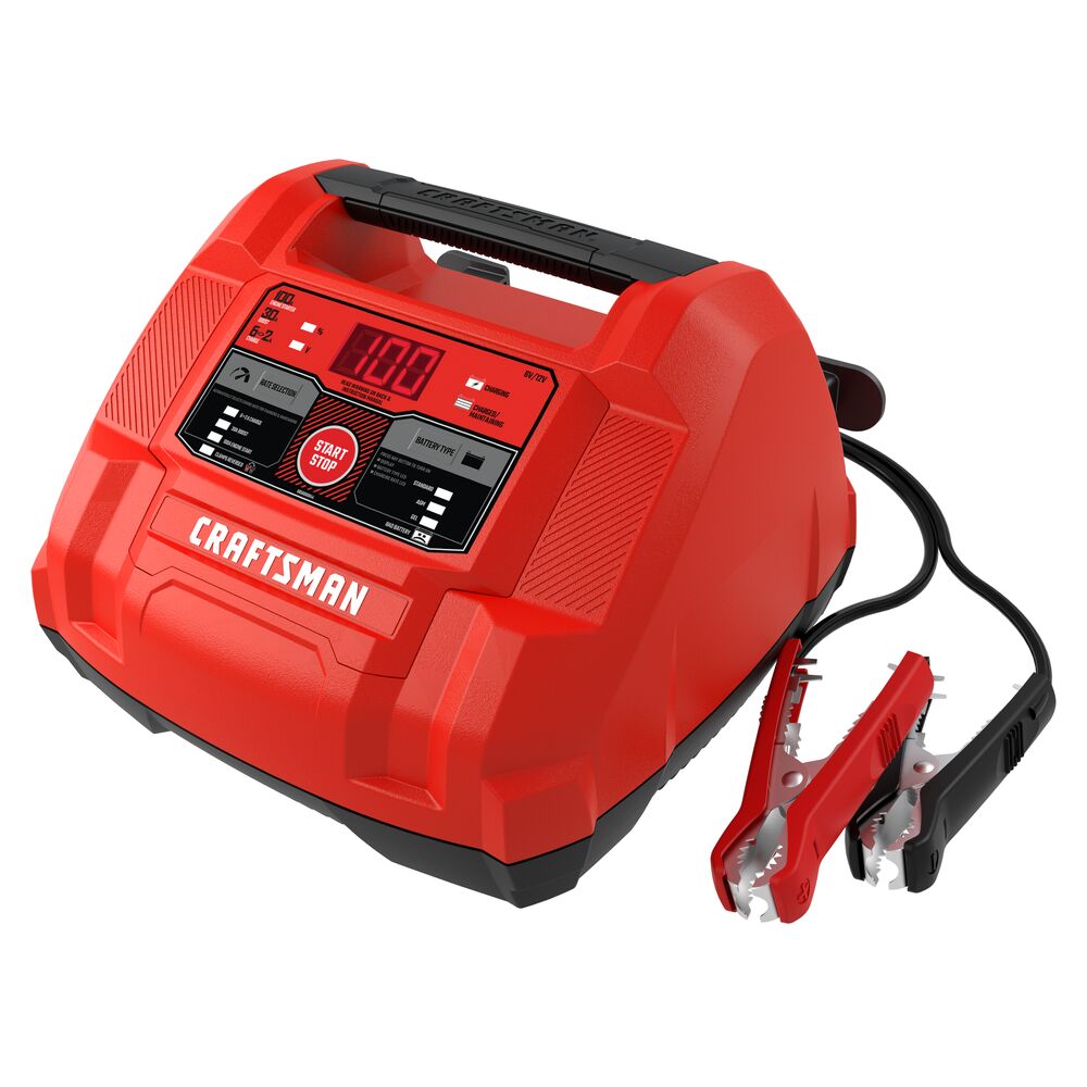 100A 6V MAX*/12V MAX* Fully Automatic Battery Charger and Jump Starter Sale