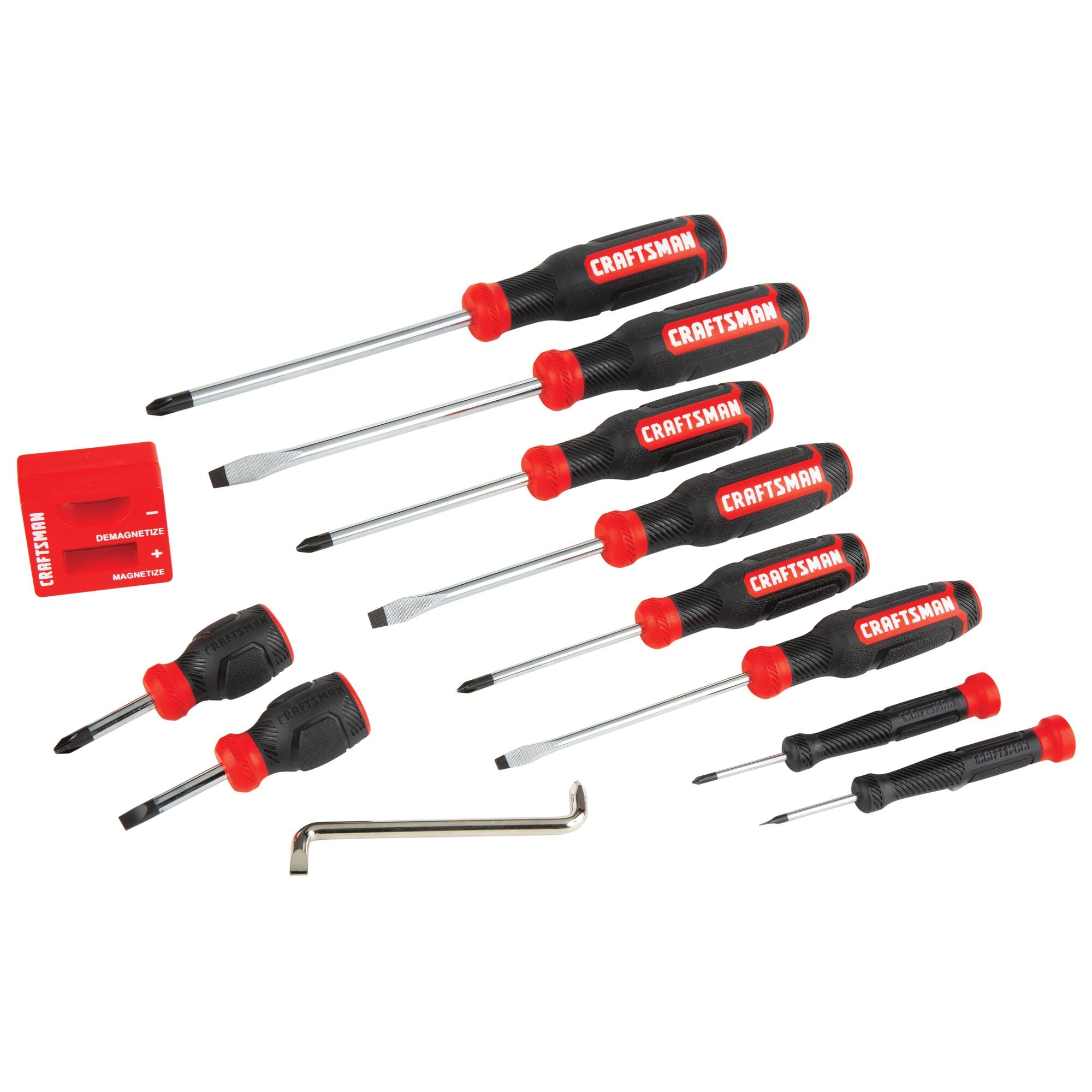 12 Piece Bi-Material Screwdriver Set Online now