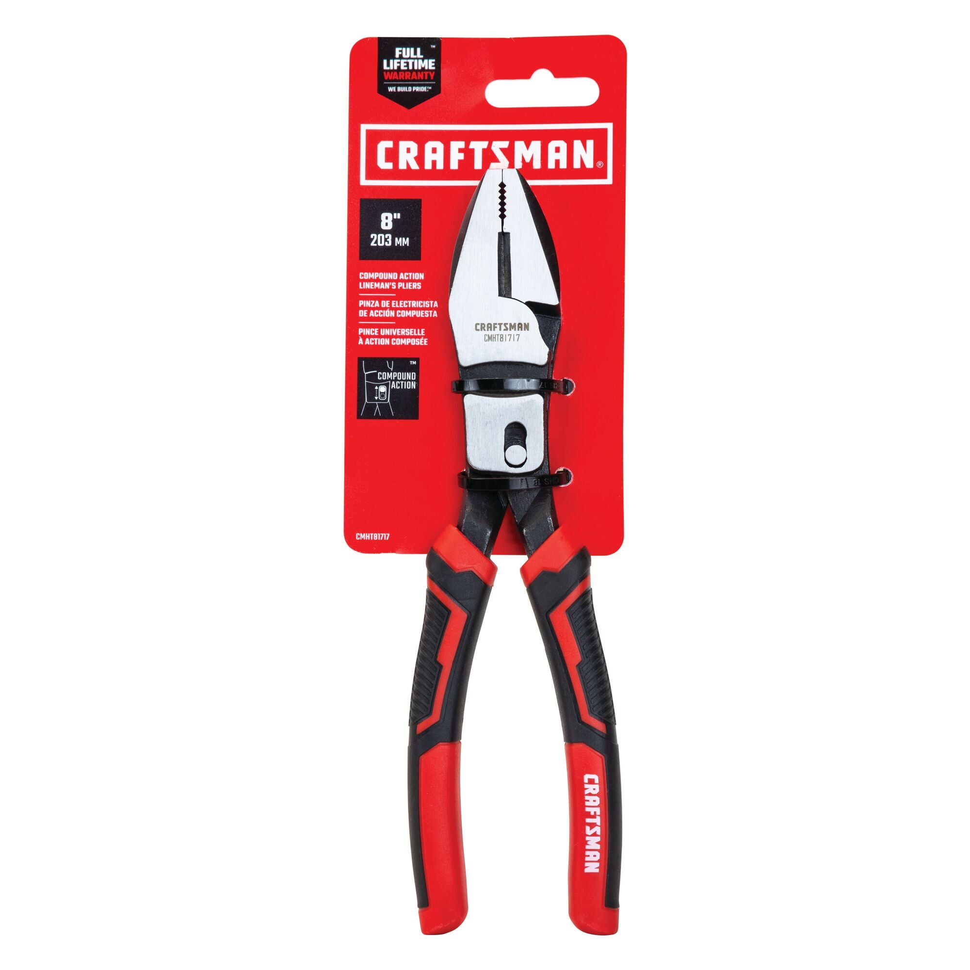 8-in. Compound Action Lineman’s Pliers Online