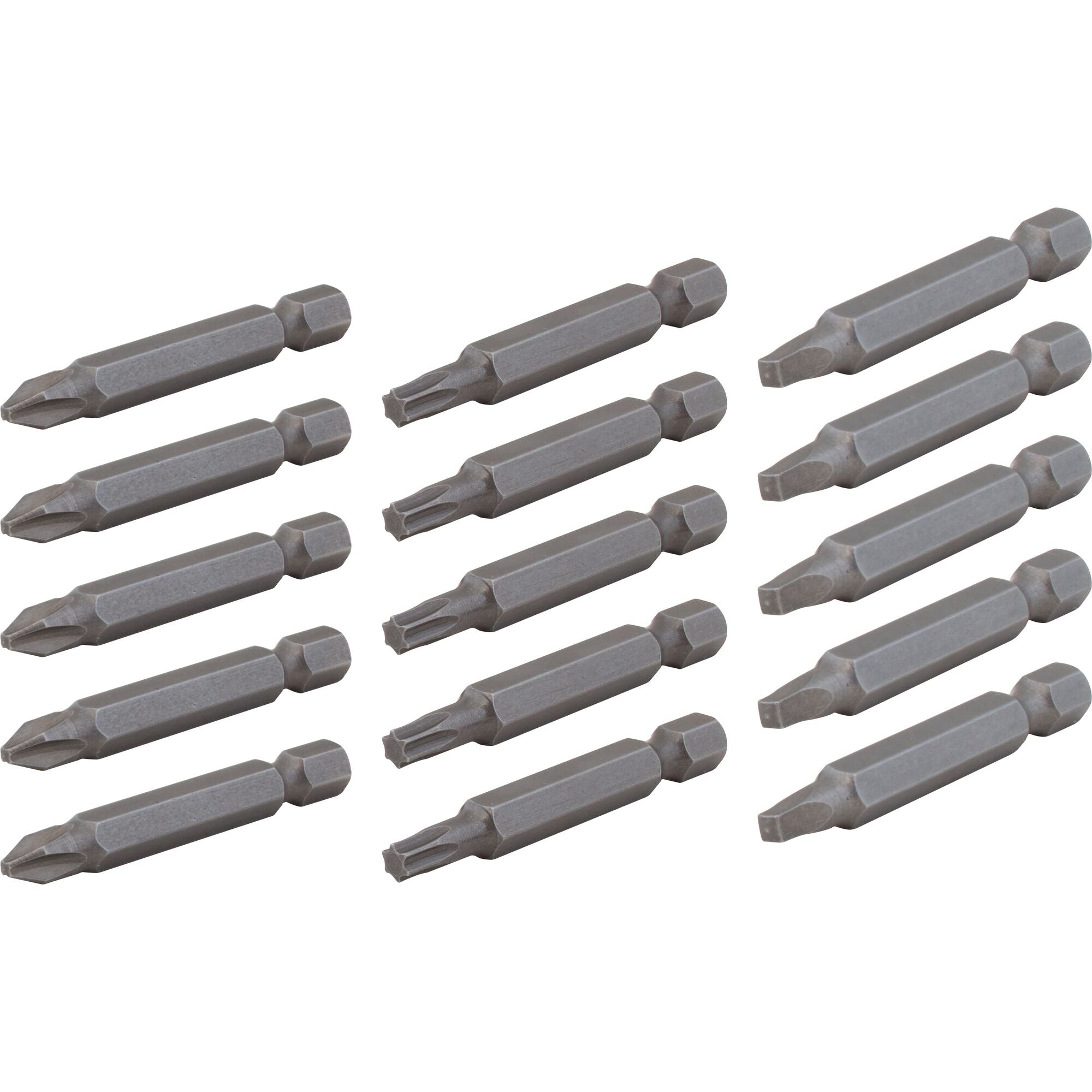 2-in Phillips, Square/Robertson TORX™ Screwdriving Set (15 pc) Supply