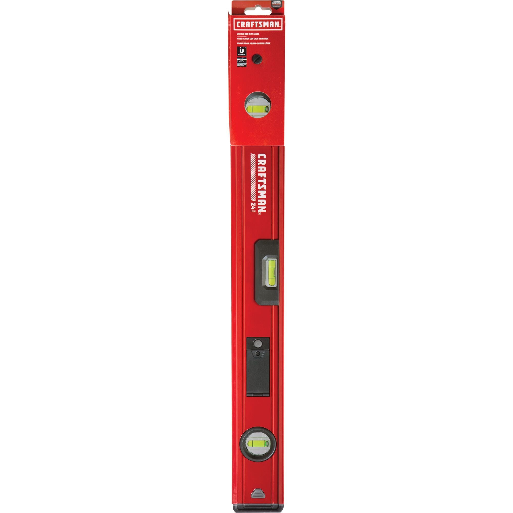 24-in Lighted Box Beam Level Hot on Sale
