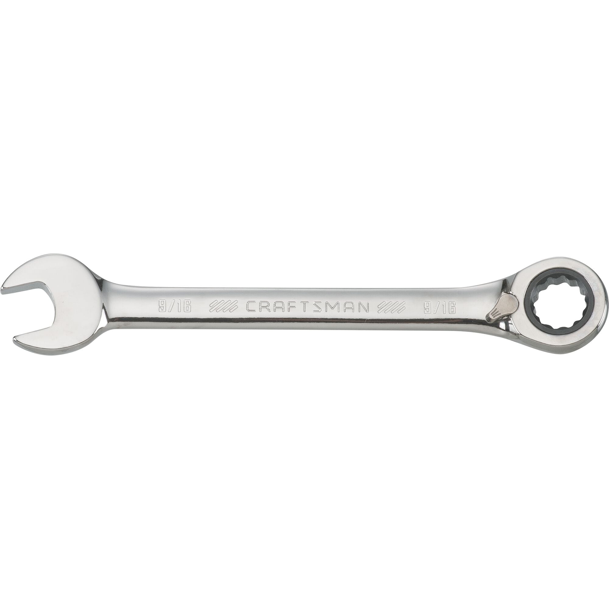 9-16-in 72 Tooth 12 Point SAE Reversible Ratcheting Wrench Online