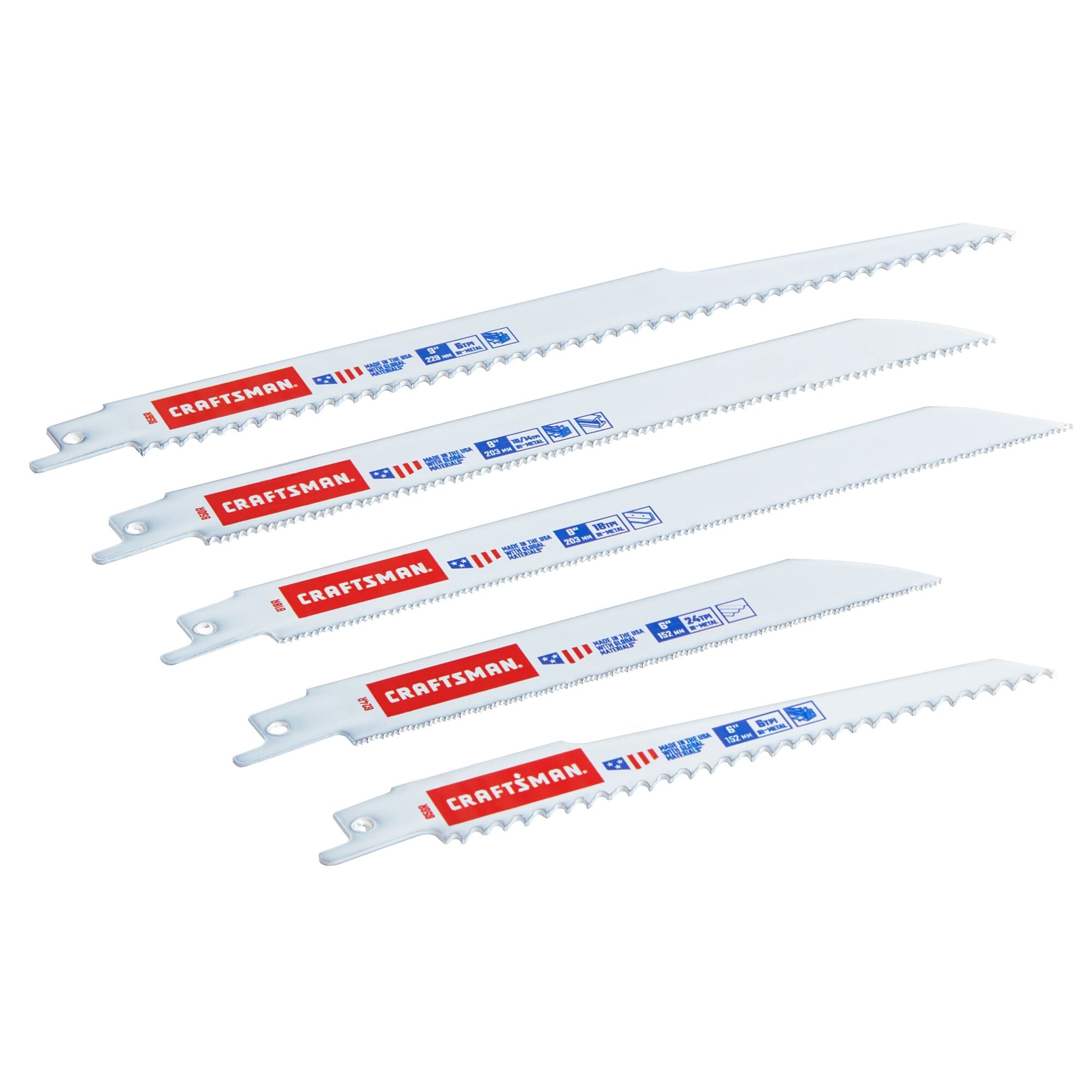 Bi-Metal Wood/Metal Cutting Reciprocating Saw Blade Set (11 Pk) Discount