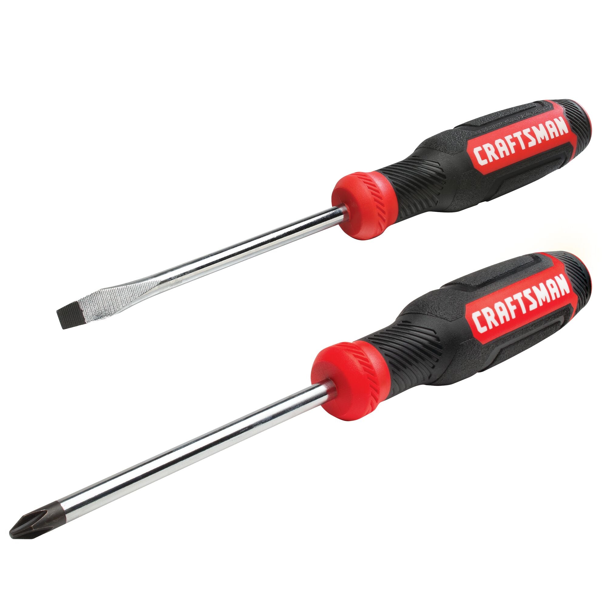 2 Piece Bi-Material Screwdriver Set Fashion