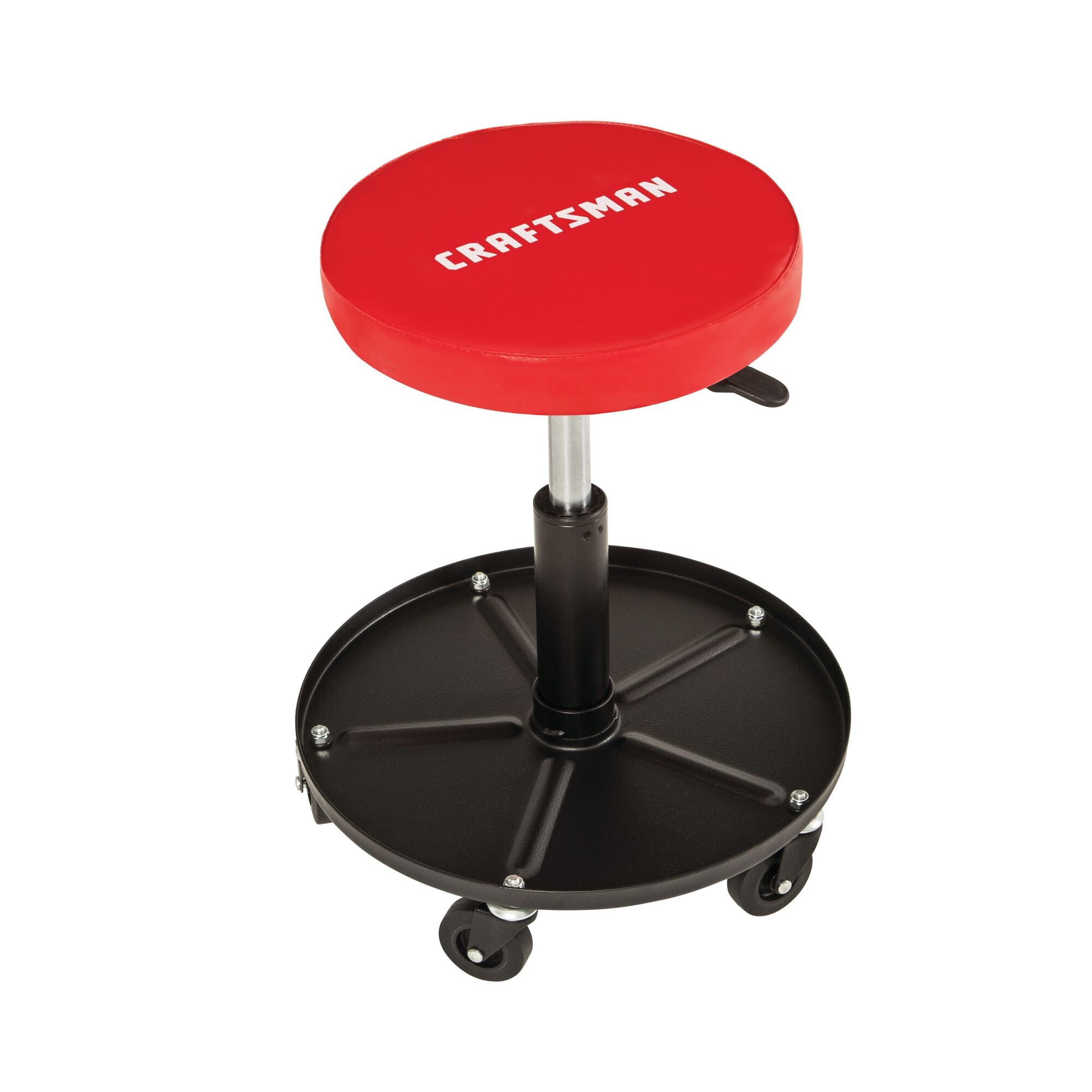 Adjustable Rolling Shop Stool Discount