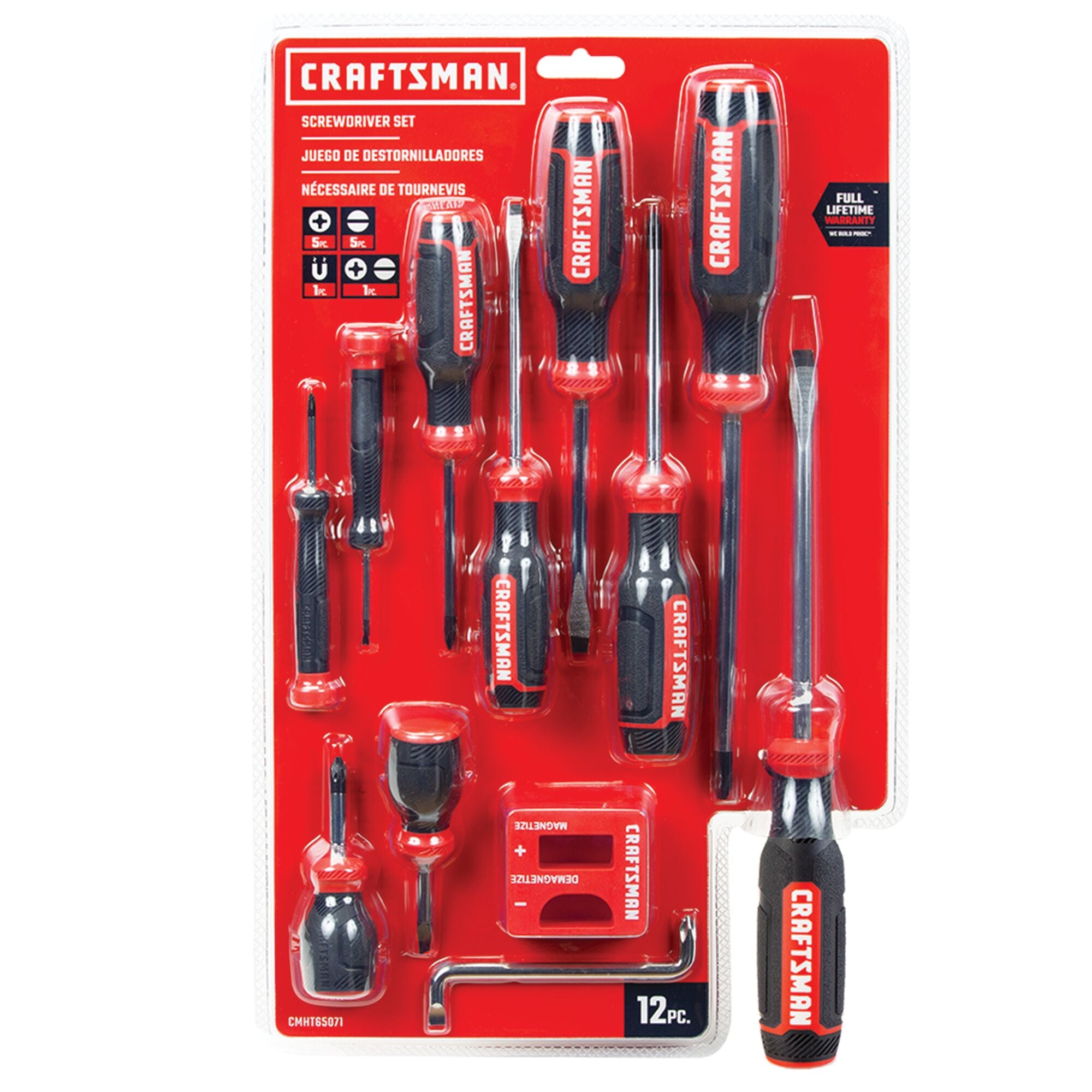 Bi-Material Screwdriver Set (12 pc) Supply