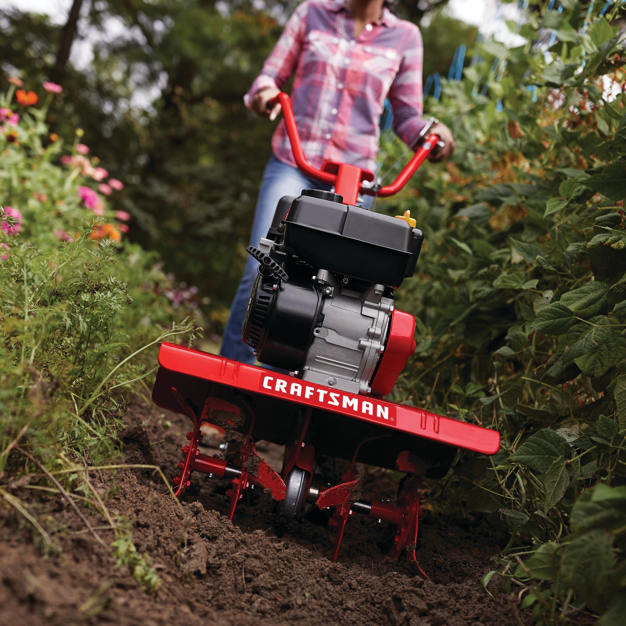 24-in. 208cc Gas Front Tine Tiller (TI110) Fashion