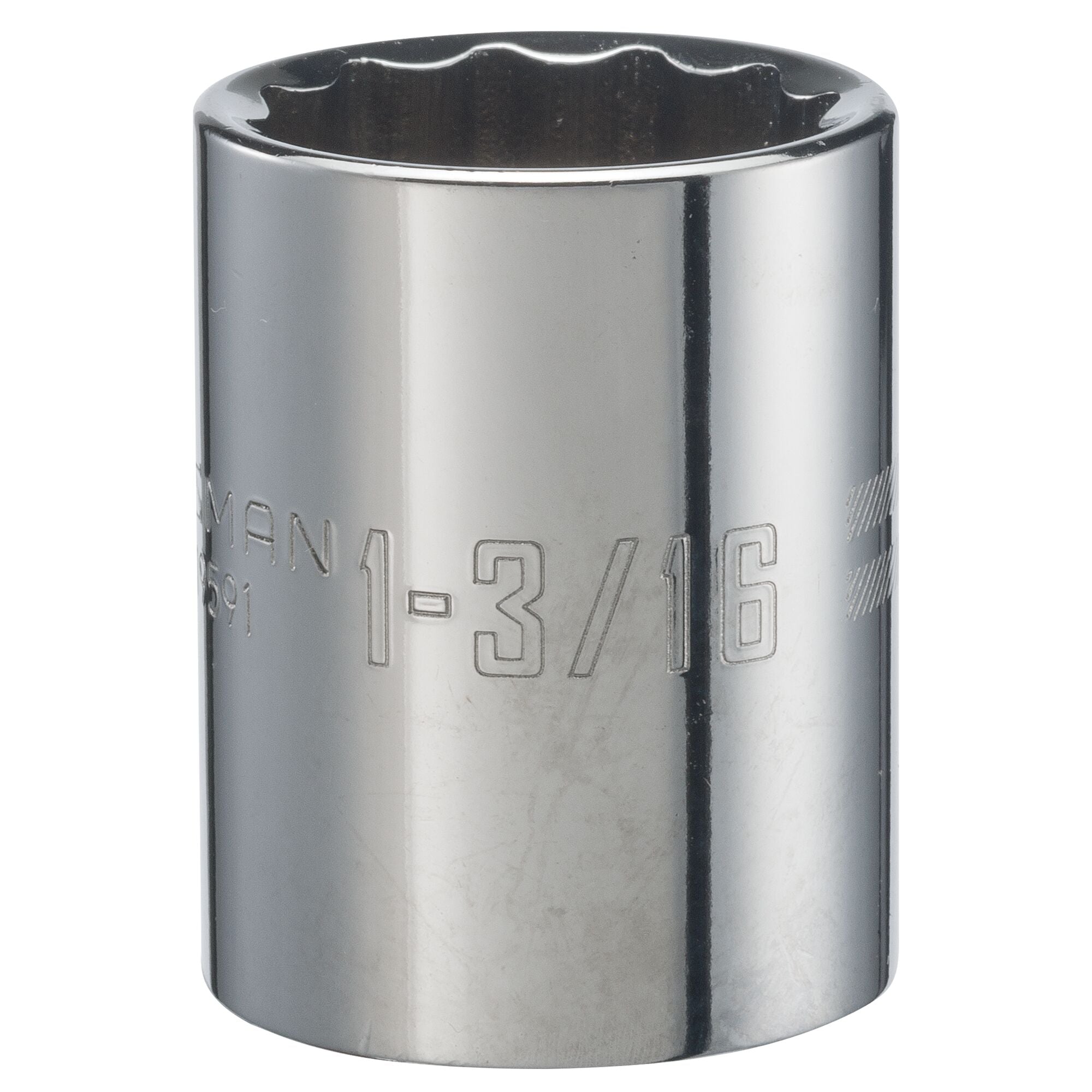 3/4-in Drive 1-3/16-in 12 Point SAE Shallow Socket Fashion