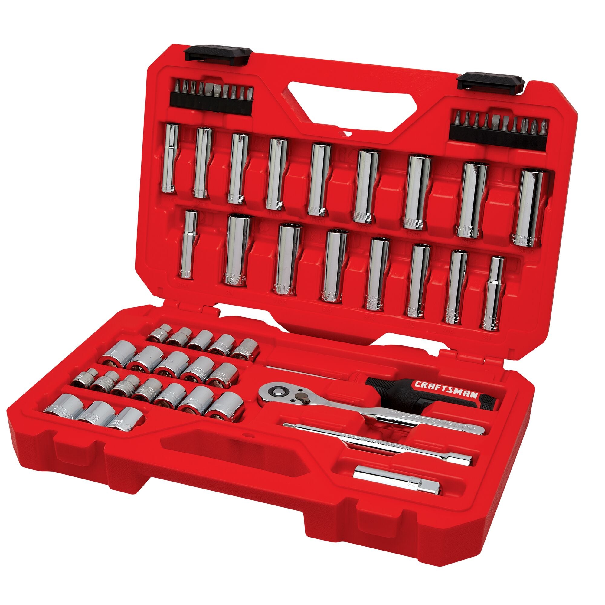 61Pc 3/8-in. Low Profile Drive Mechanics Tool Set Online Hot Sale