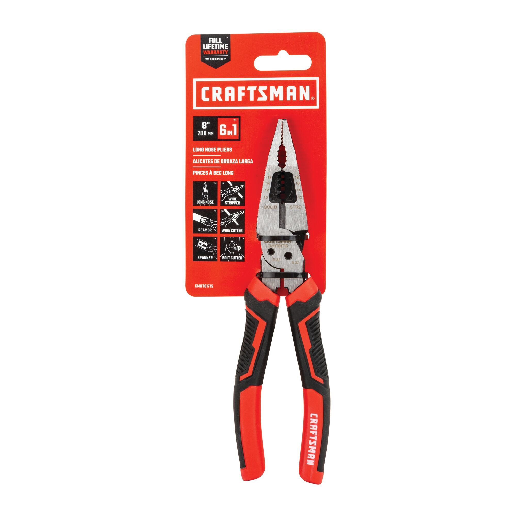 8-in 6-in-1 Long Nose Pliers Sale
