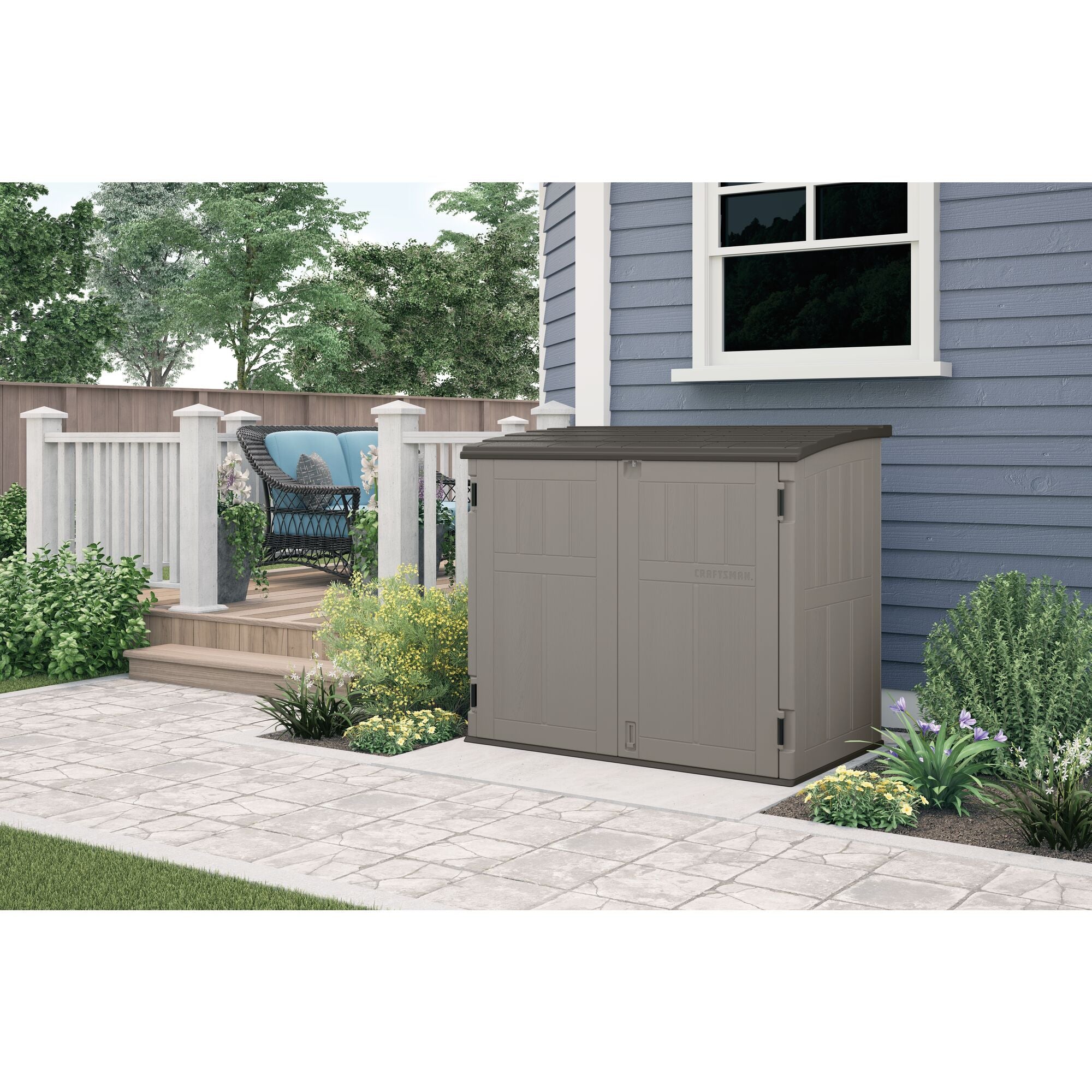 Horizontal Storage Shed Fashion
