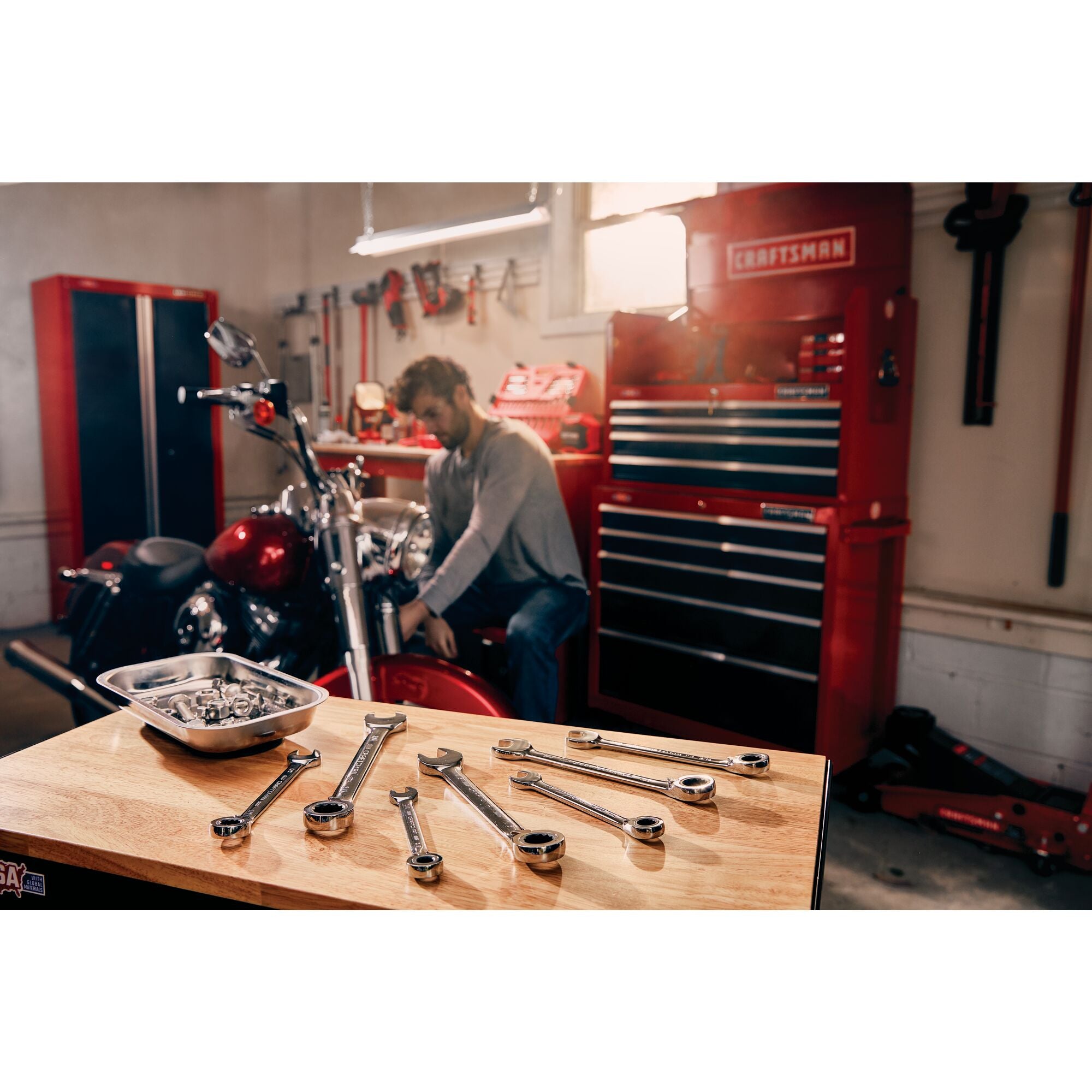 SAE Reversible Ratcheting Wrench Set (7 pc) Fashion