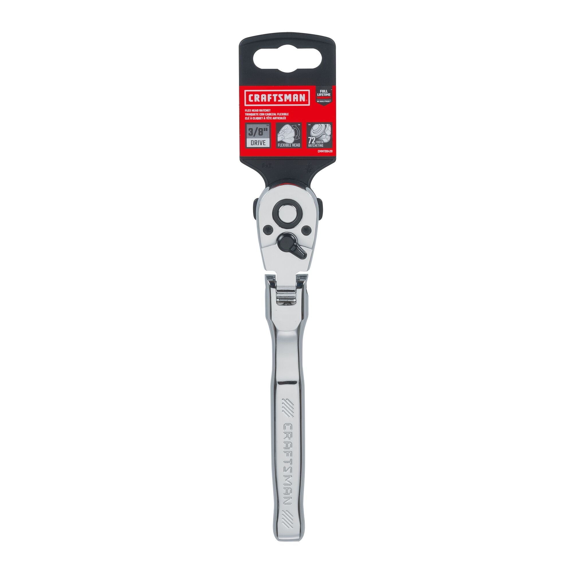 Flex™ Head Ratchet, Sea, 72-Tooth, 3/8-Inch Drive Supply