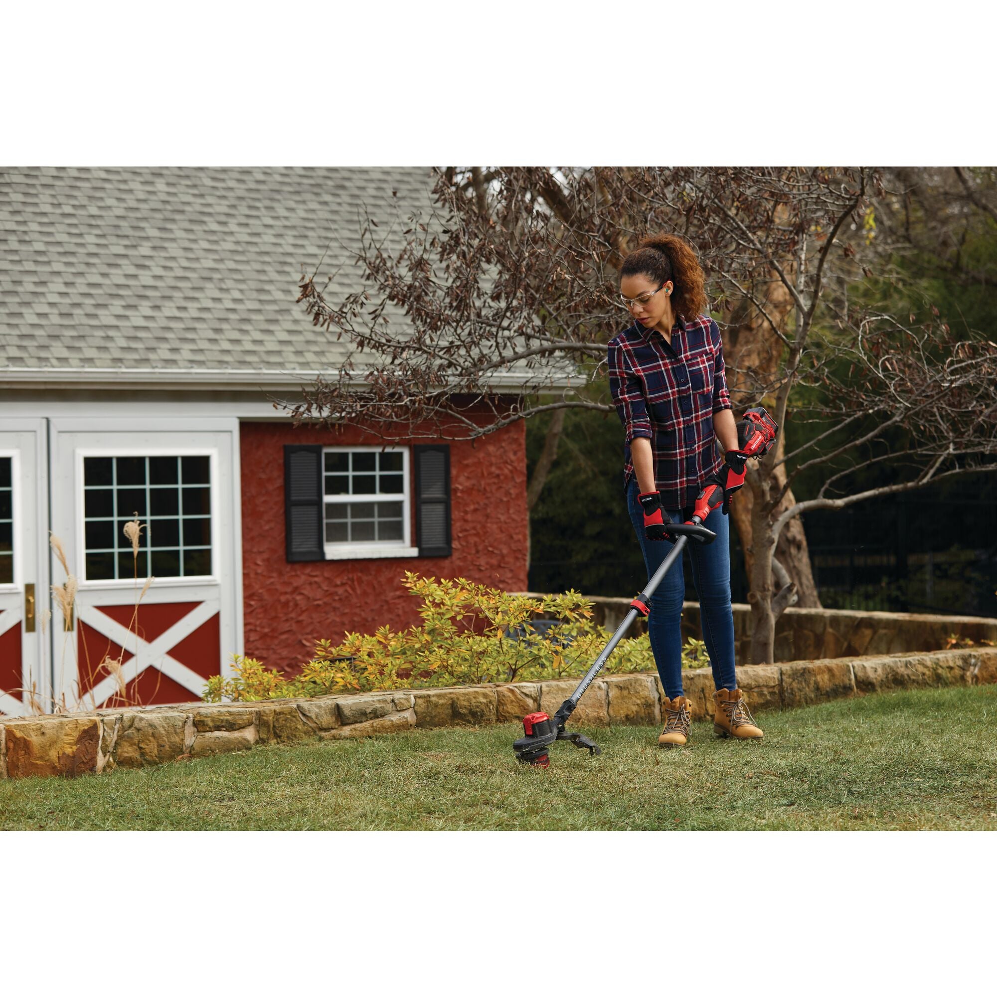CRAFTSMAN V20* Brushless Cordless WEEDWACKER 13 in String Trimmer with QUICKWIND (Tool Only) Sale