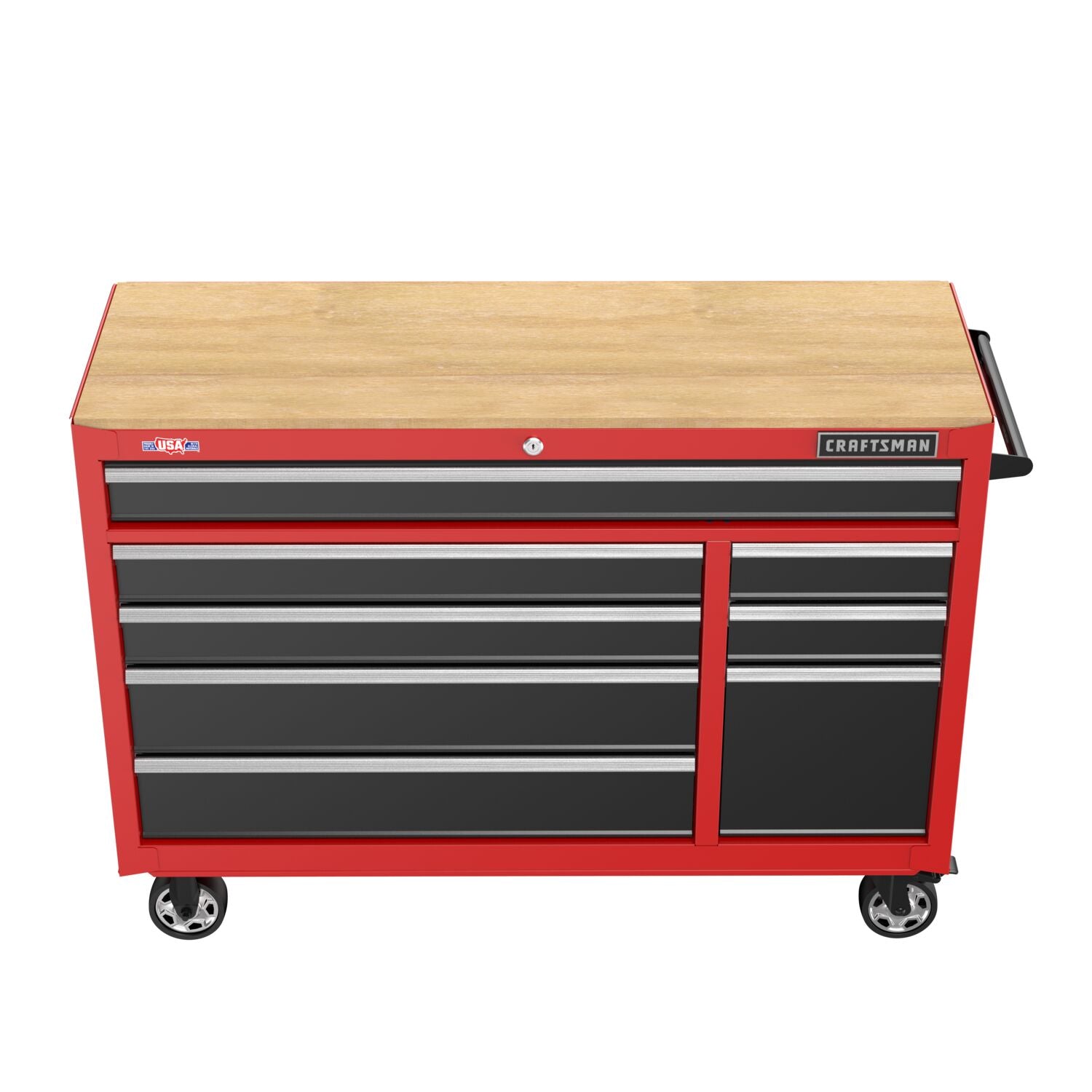 S2000 Series 52 Inch W 8-Drawer Mobile Workstation – Red Online Hot Sale