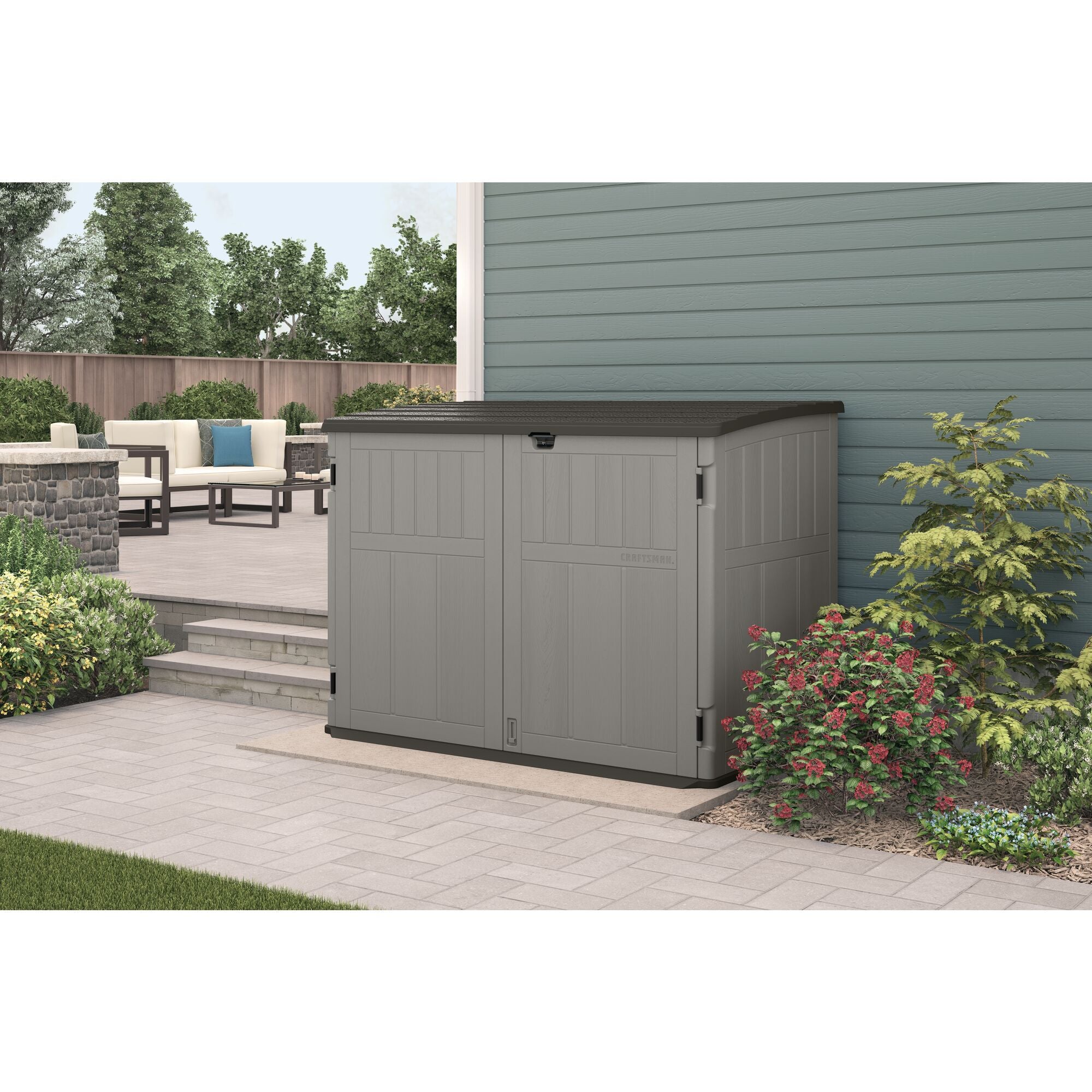 Large Horizontal Storage Shed Fashion