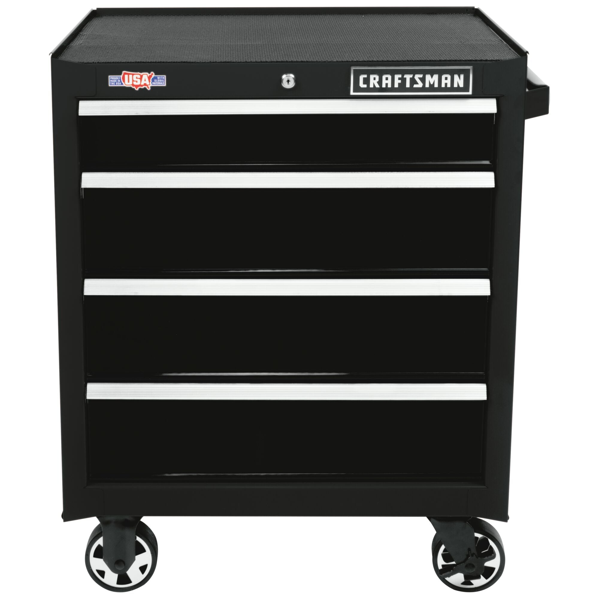 S2000 Series 26 Inch Wide 4-Drawer Tool Cabinet – Black Fashion